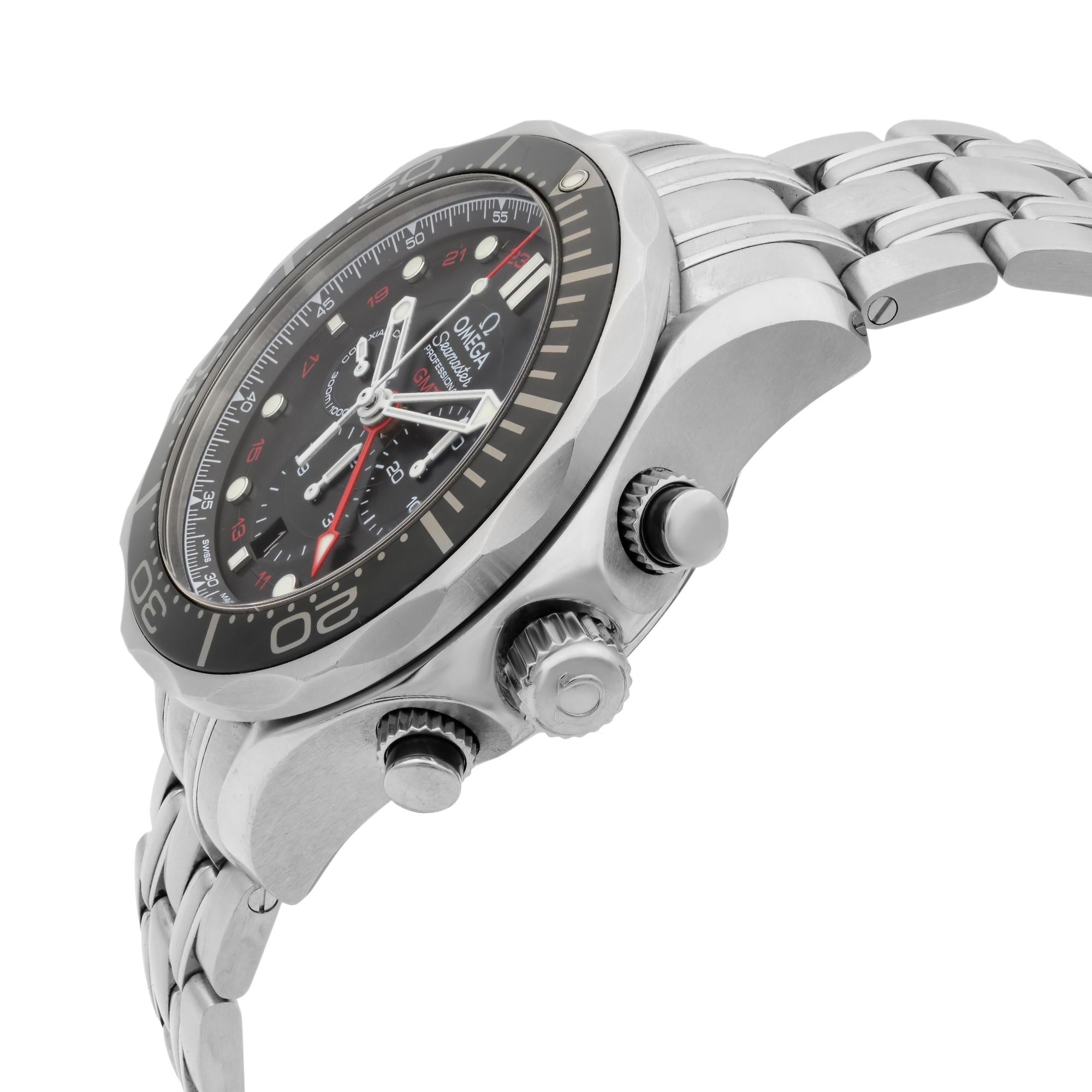 Omega Seamaster Diver 300M GMT Chronograph 212.30.44.52.01.001