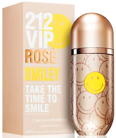Perfume Carolina Herrera 212 VIP Smiley Rose