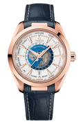 Omega Aqua Terra Co-Axial World Time Automatic Chronometer Silver Dial Watch 220.53.43.22.02.001