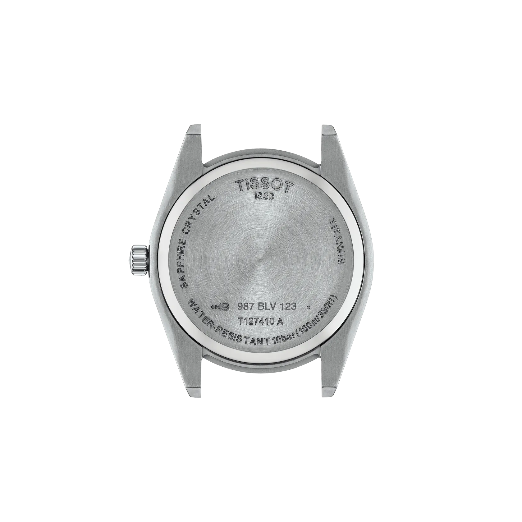 Reloj Tissot Gentleman T127.410.44.081.00 vista posterior