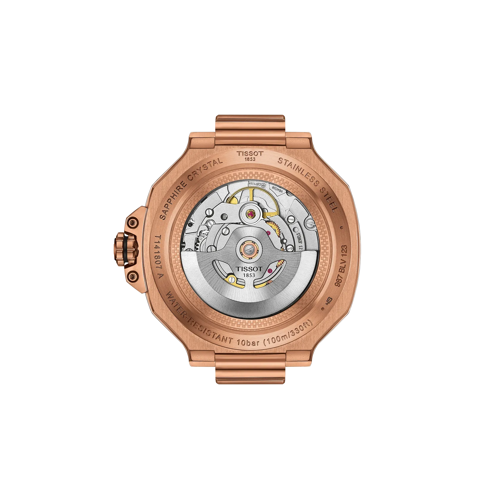 Reloj Tissot T-Race T141.807.37.051.00 vista posterior