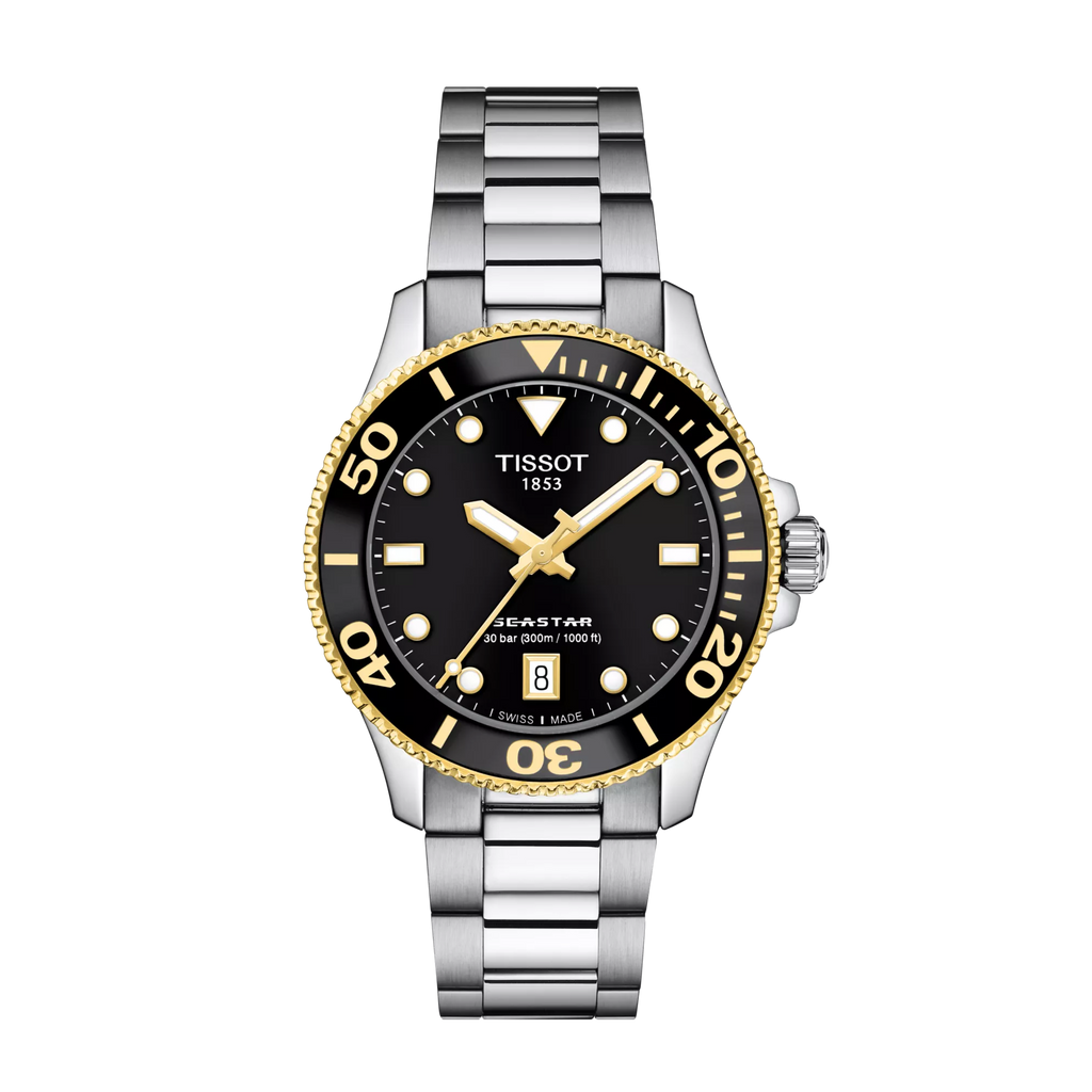 Tissot Seastar 1000 36mm T120.210.21.051.00 - vista frontal
