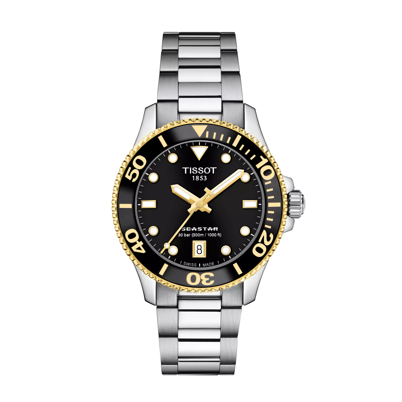 Tissot Seastar 1000 36mm T120.210.21.051.00 - vista frontal