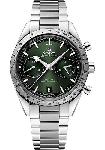Omega Speedmaster Chronograph Hand Wind Green Dial Men's Watch