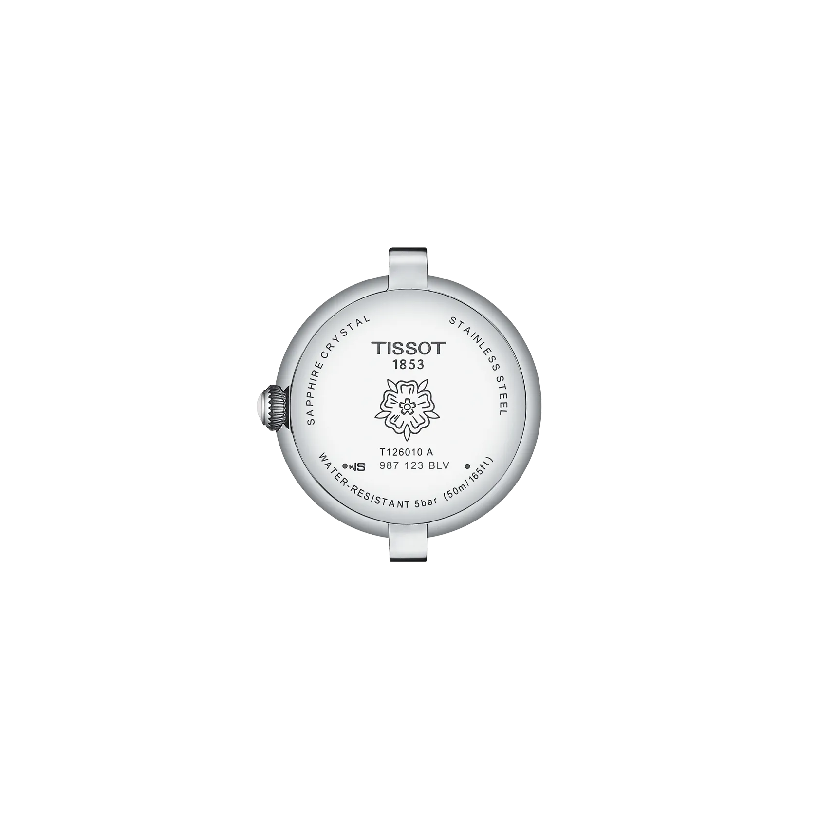 Reloj Tissot Bellissima T126.010.16.013.01 vista posterior