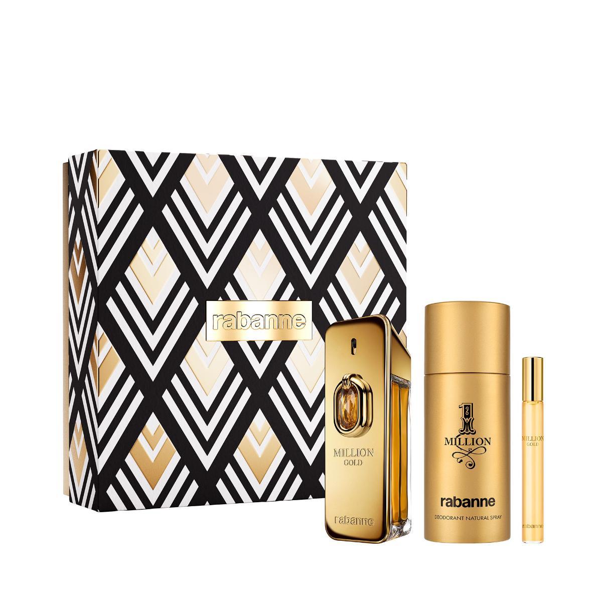 Set de Perfume Paco Rabanne Million Gold Elixir Hombre