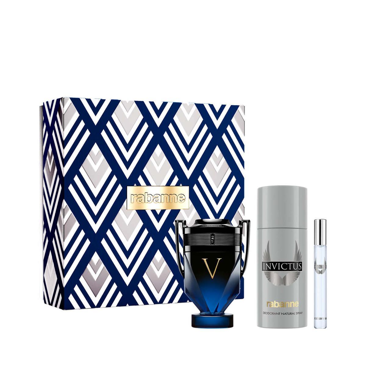 Set de Perfume Paco Rabanne Invictus Victory Elixir Hombre