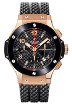 Hublot Big Bang Automatic Black Checker Pattern Dial Black Rubber Men's Watch 341.PB.131.RX