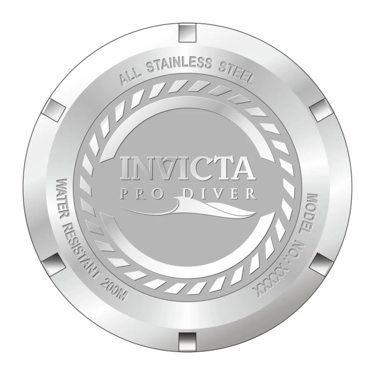 Reloj Invicta 36974 fondo de la caja