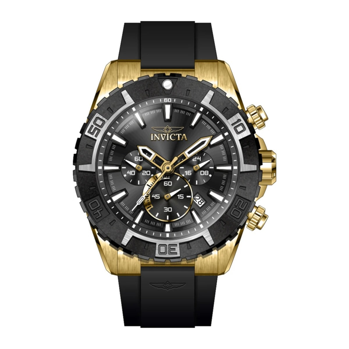 Reloj Invicta 37627 vista de perfil