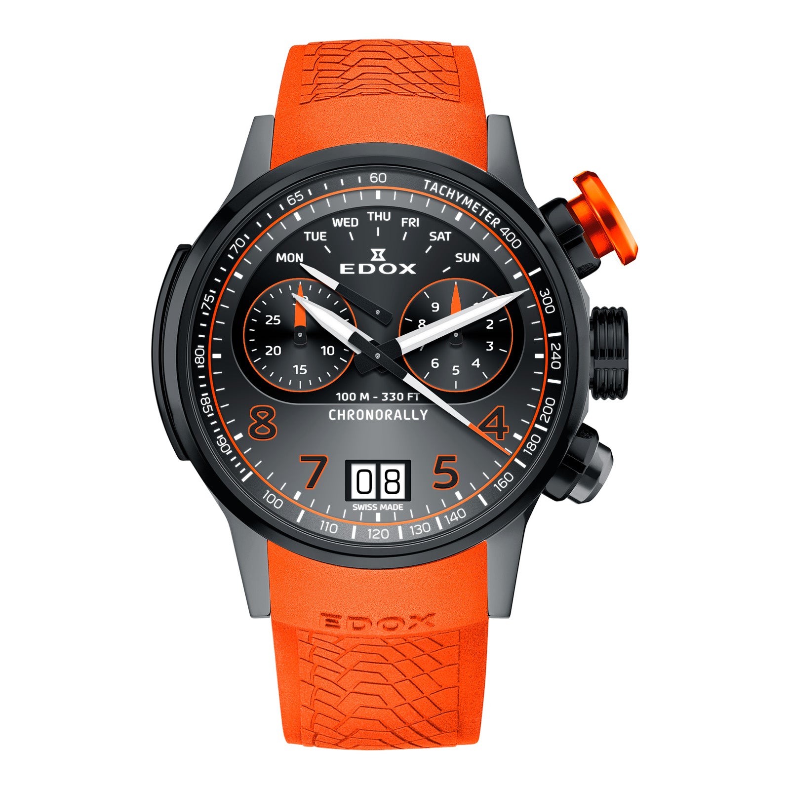 Reloj Edox Chronorally 38003-TINGNOCAO-GNO