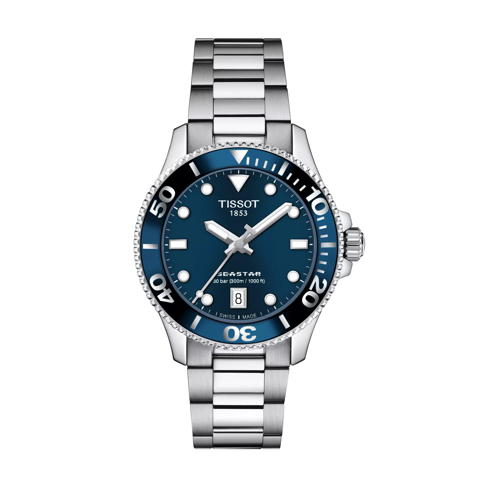 Tissot Seastar 1000 36mm T120.210.11.041.00 - vista frontal