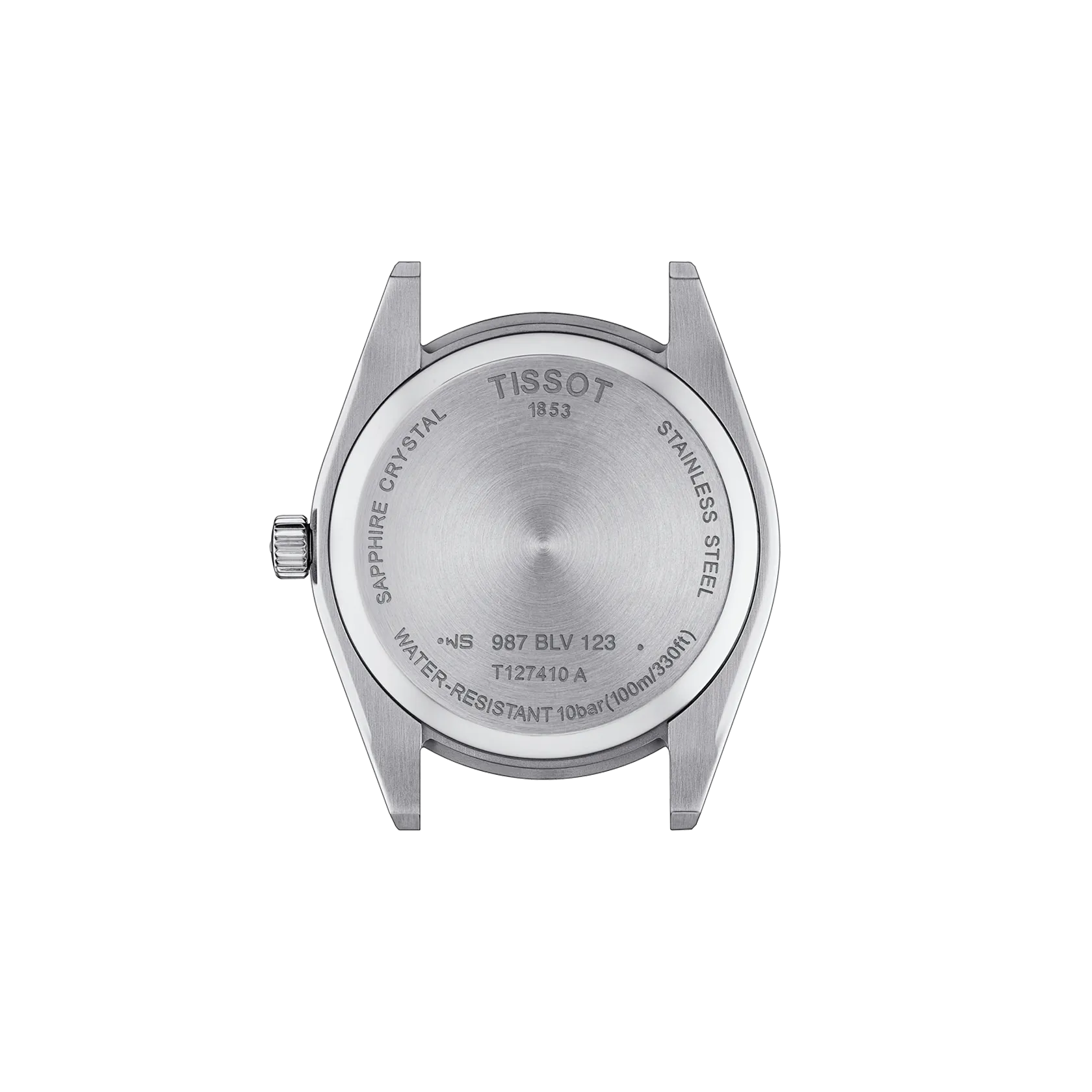 Reloj Tissot Gentleman T127.410.11.051.00 vista posterior