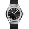Hublot Classic Fusion Quartz Black Dial Ladies Watch 581.NX.1470.RX