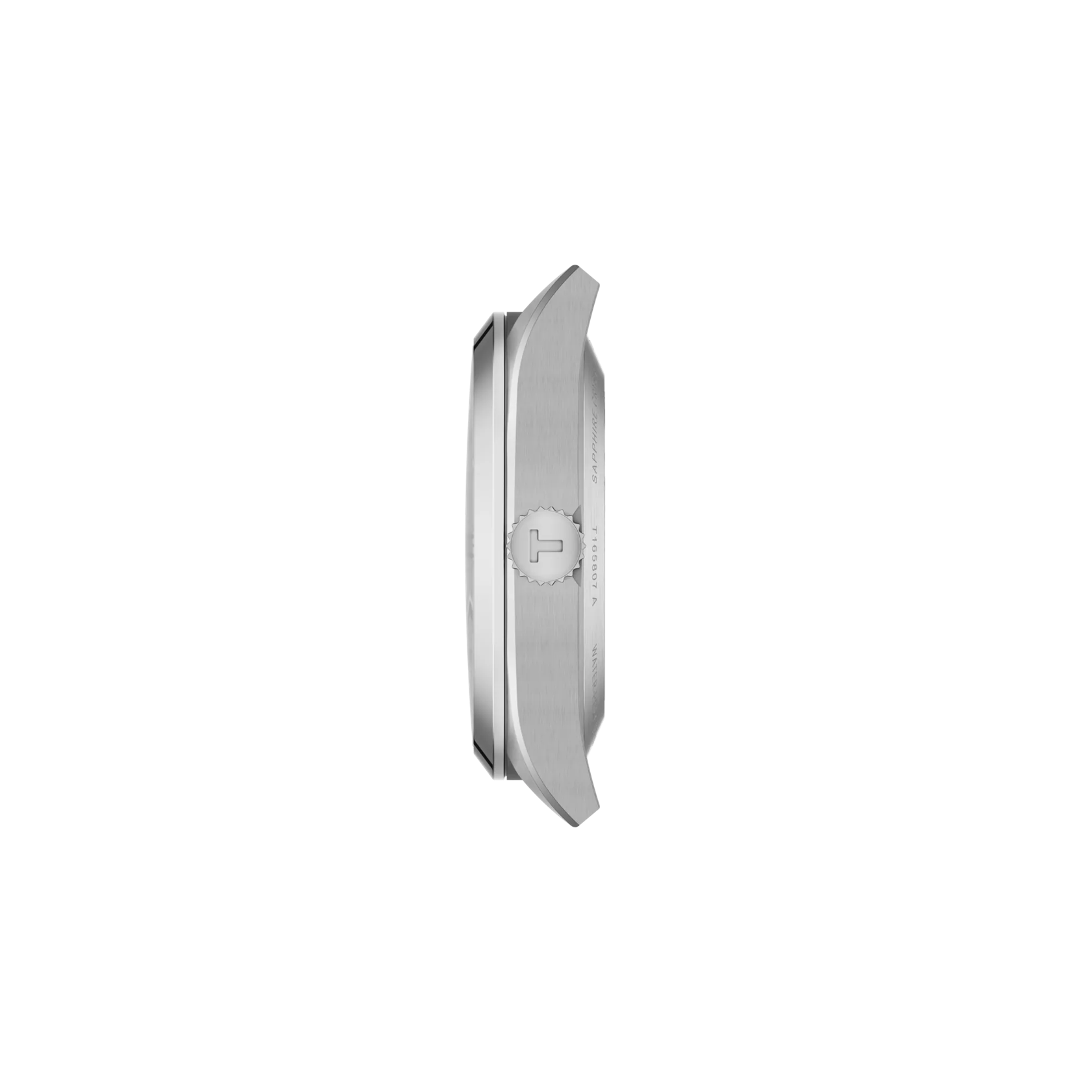 Reloj Tissot Gentleman T165.807.11.091.00 vista de perfil
