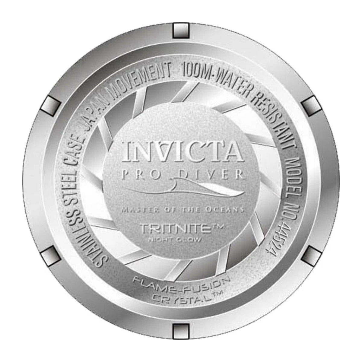Reloj Invicta 44524 fondo de la caja