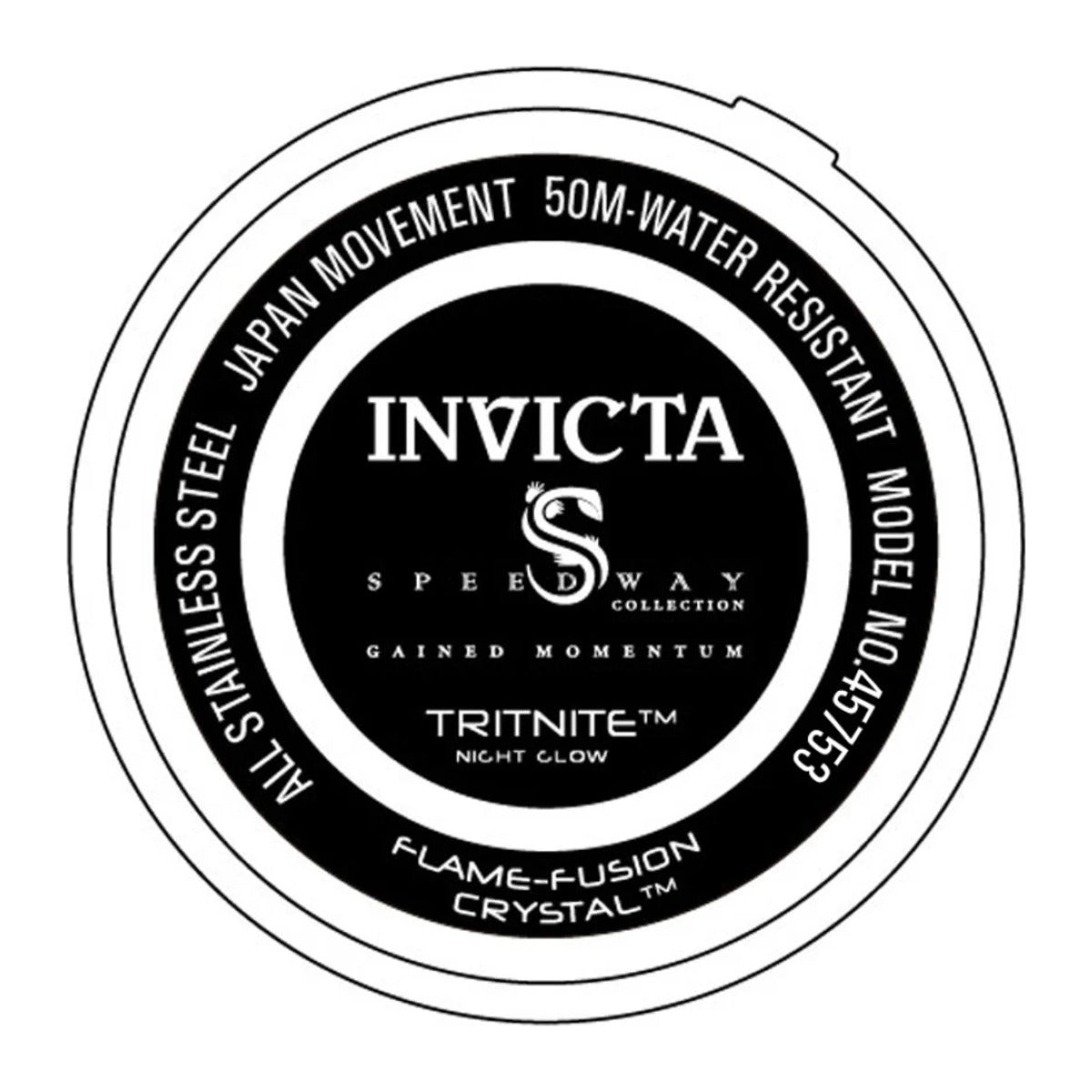 Reloj Invicta 45753 fondo de la caja