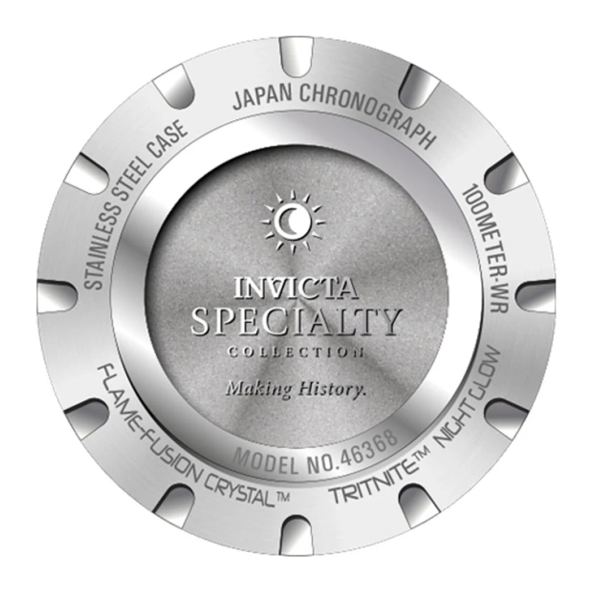 Reloj Invicta 46368 fondo de la caja