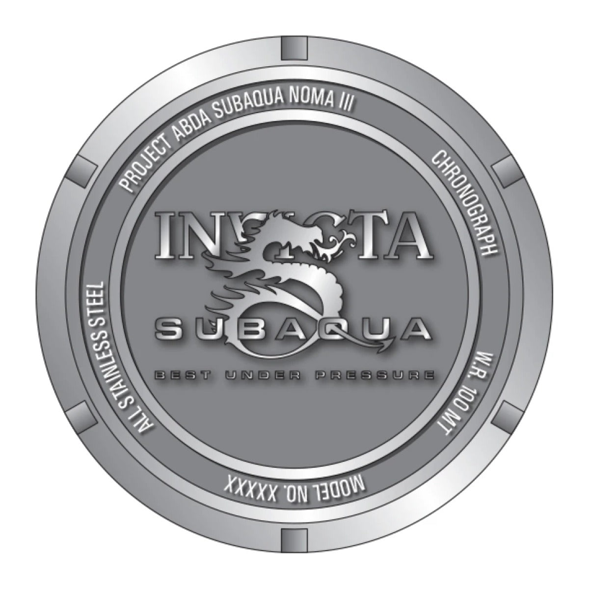 Reloj Invicta 47830 fondo de la caja