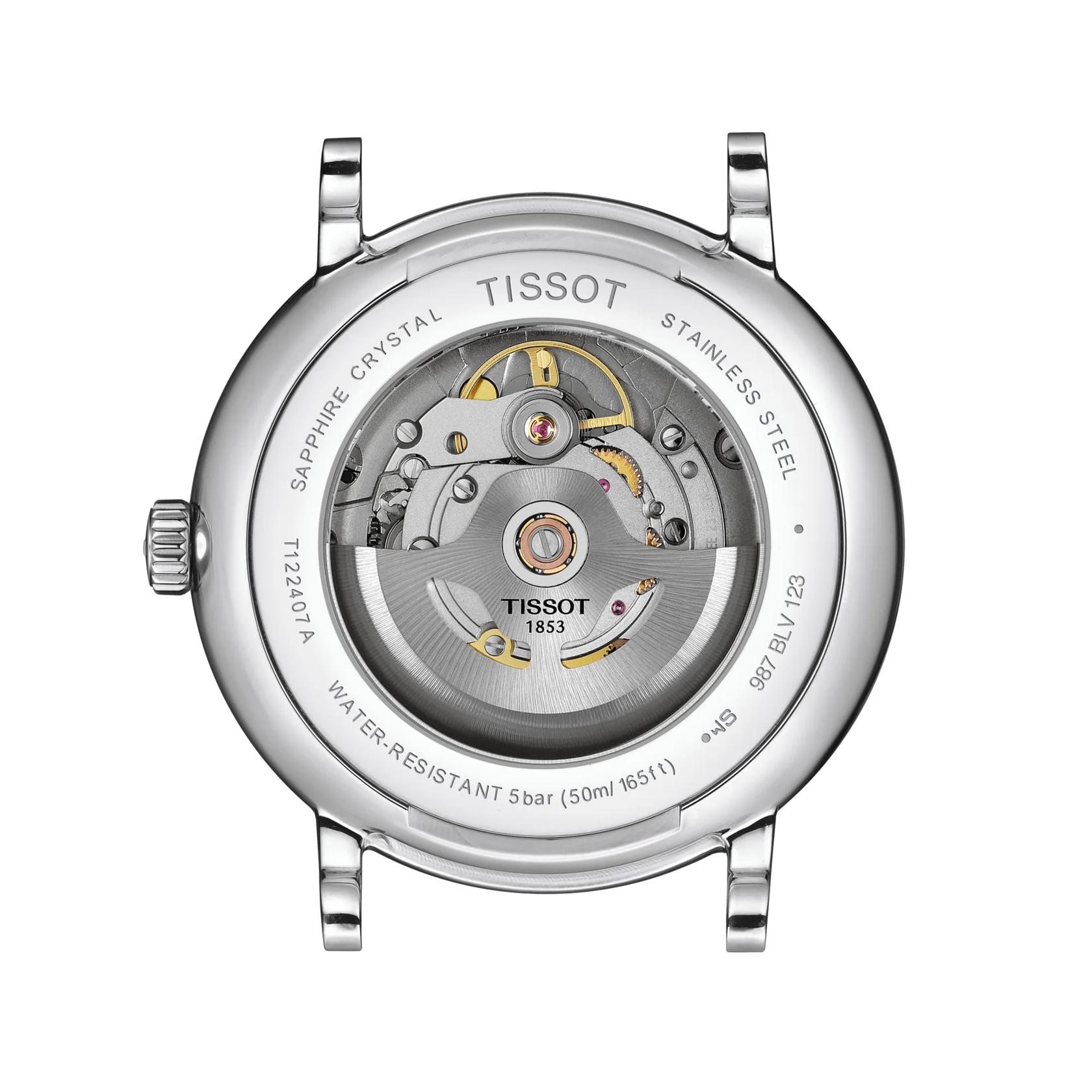 Reloj Tissot Carson Premium T122.407.11.033.00 vista posterior