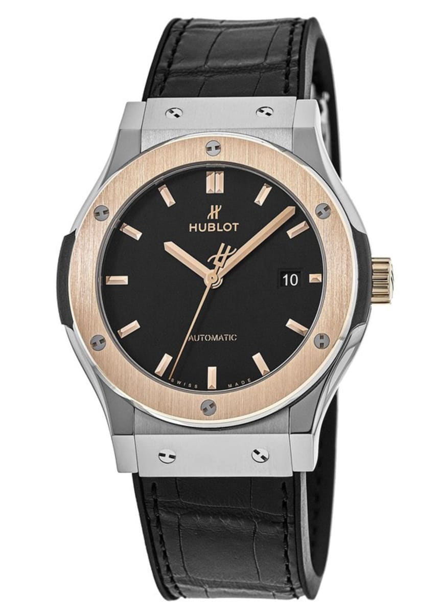 Hublot Classic Fusion Automatic Matte Black Dial Men's Watch 542.NO.1181.LR