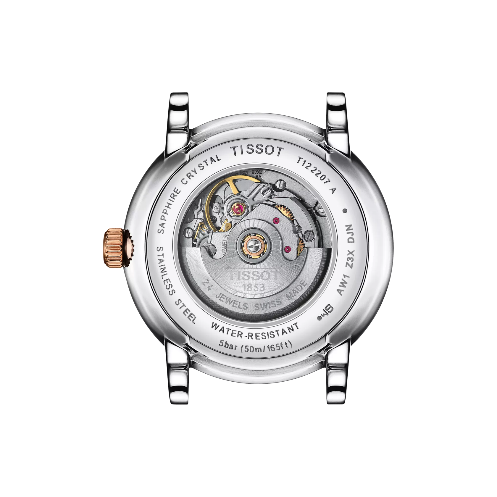 Reloj Tissot Carson Premium T122.207.22.033.00 vista posterior