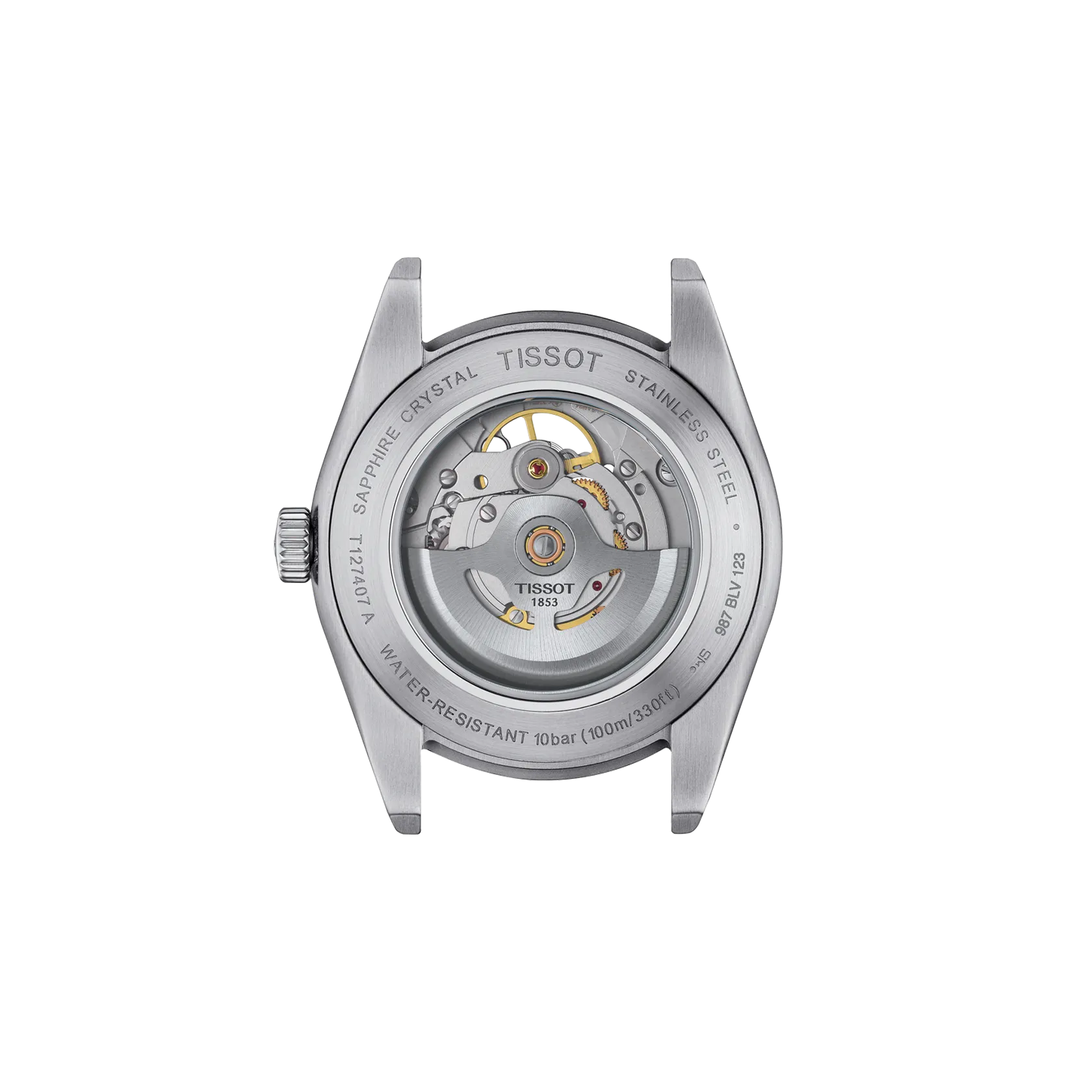 Tissot Gentleman T127.407.11.031.01 vista posterior
