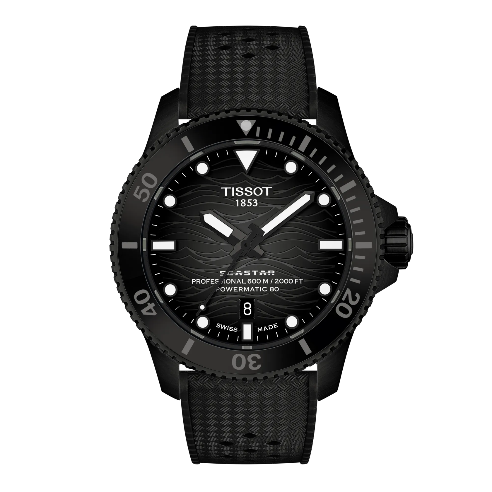 Reloj Tissot Seastar 2000 44mm T120.907.37.051.00 vista frontal