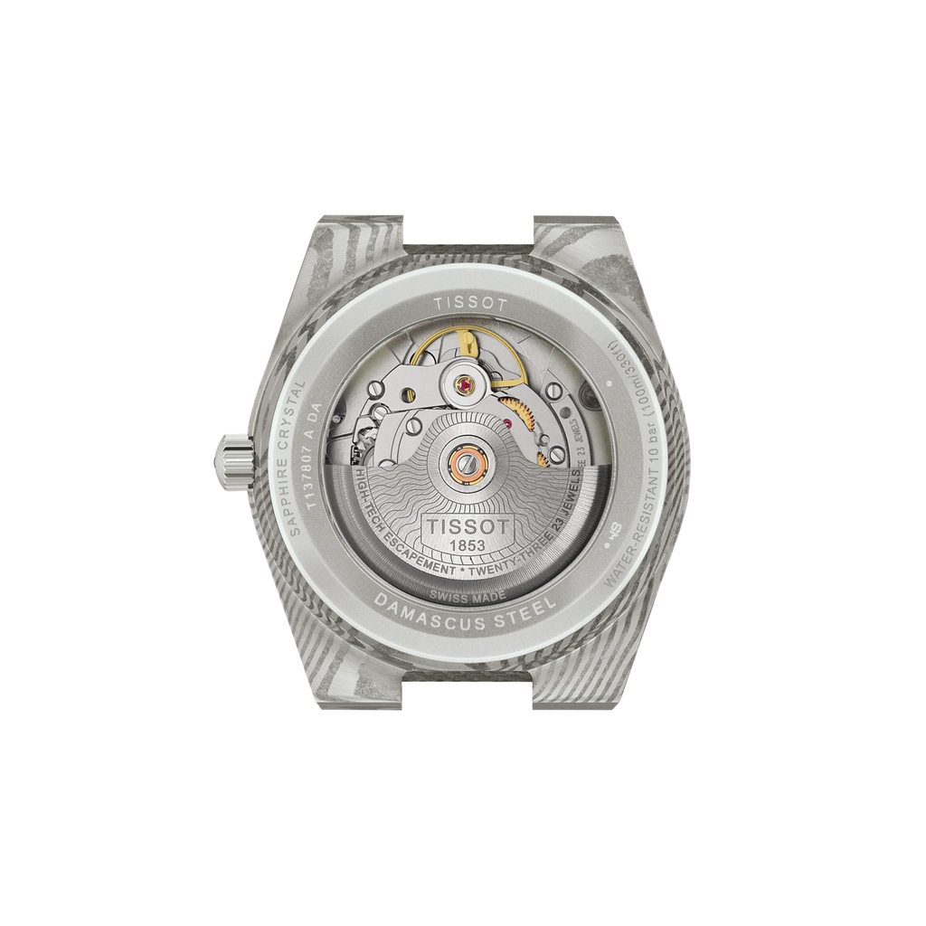 Reloj Tissot PRX Damascus T137.807.96.081.00 vista posterior