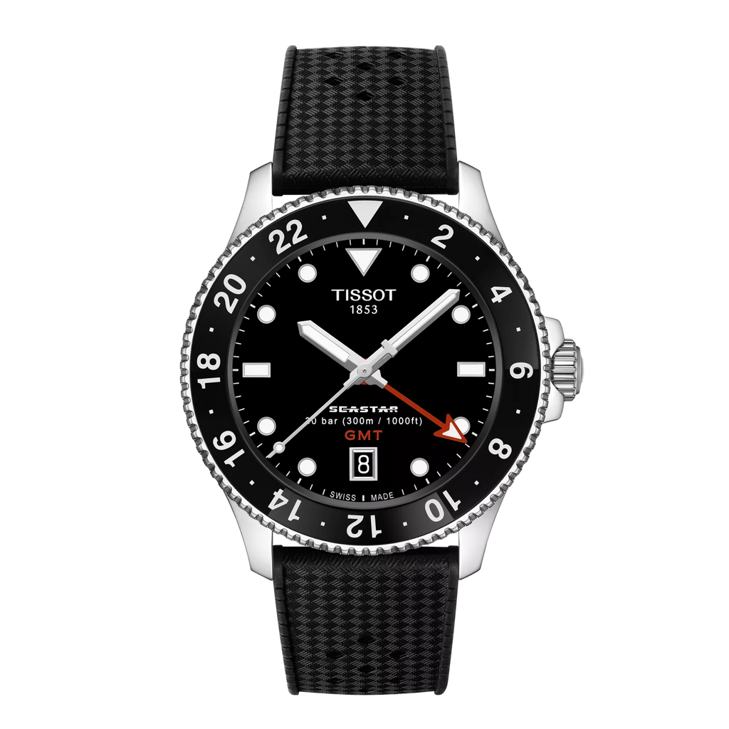 Tissot Seastar 1000 GMT 40mm T120.852.17.051.00 - vista frontal