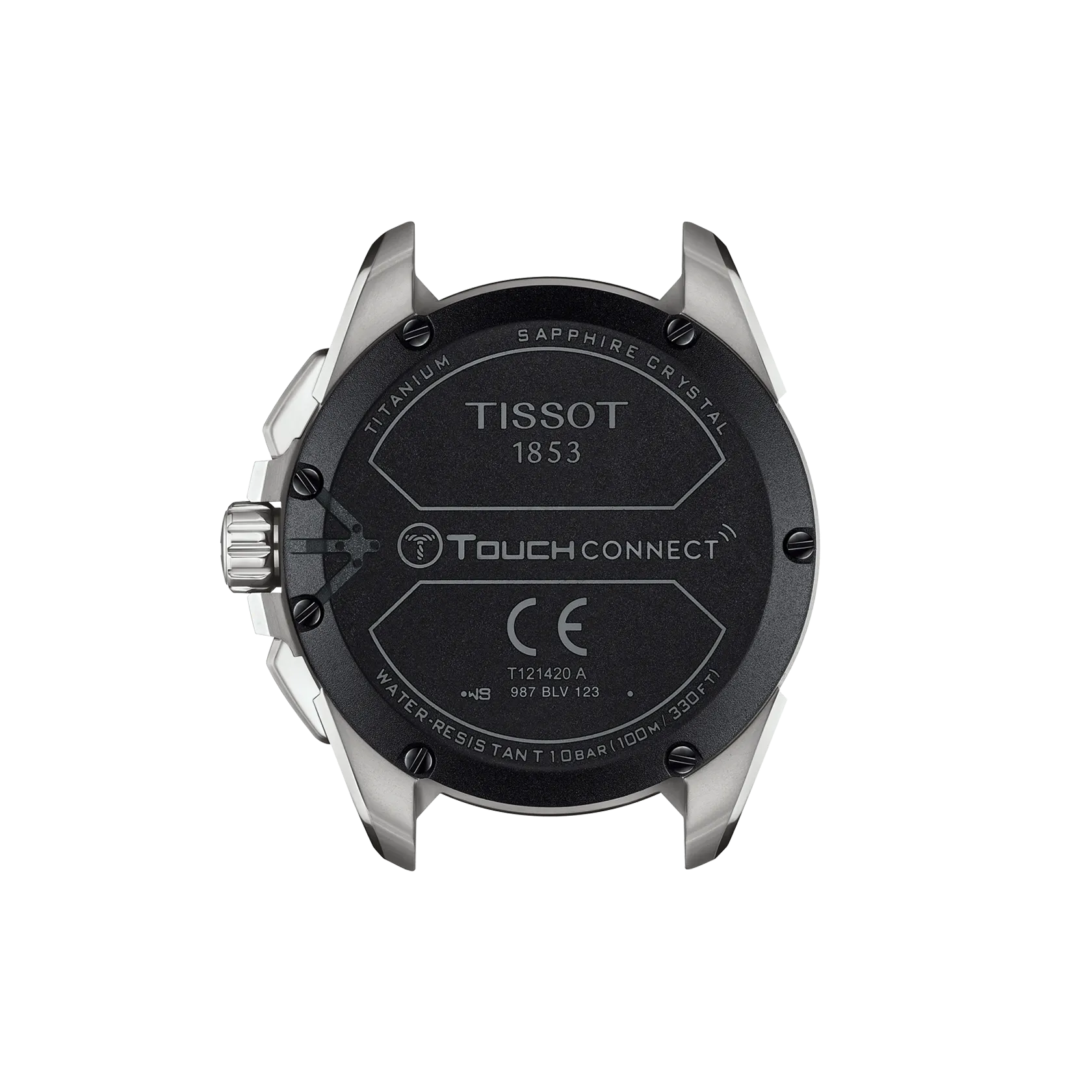 Reloj Tissot T-Touch Connect Solar T121.420.47.051.06 vista posterior