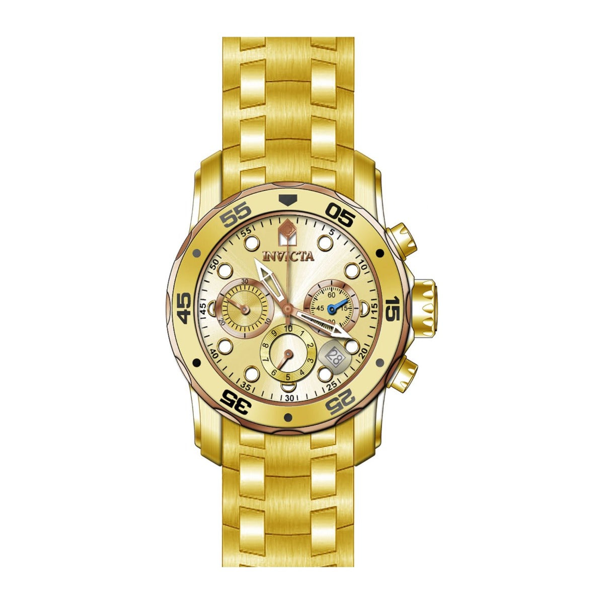 Reloj Invicta 80071 vista de perfil