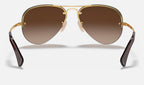 Ray-Ban RB3449 001/13 - vista posterior