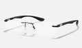 Ray-Ban 0RX8724 1128 - vista tres cuartos