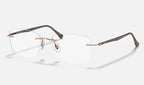 Ray-Ban 0RX8725 1131 - vista tres cuartos