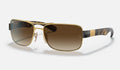 Ray-Ban RB3522 001/13 - vista tres cuartos
