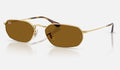 Ray-Ban RB3947 001/33 - vista tres cuartos