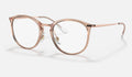 Ray-Ban 0RX7140 8124 - vista tres cuartos