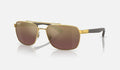 Ray-Ban RB3701 001/6B - vista tres cuartos