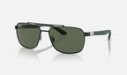 Ray-Ban RB3701 002/71 - vista tres cuartos