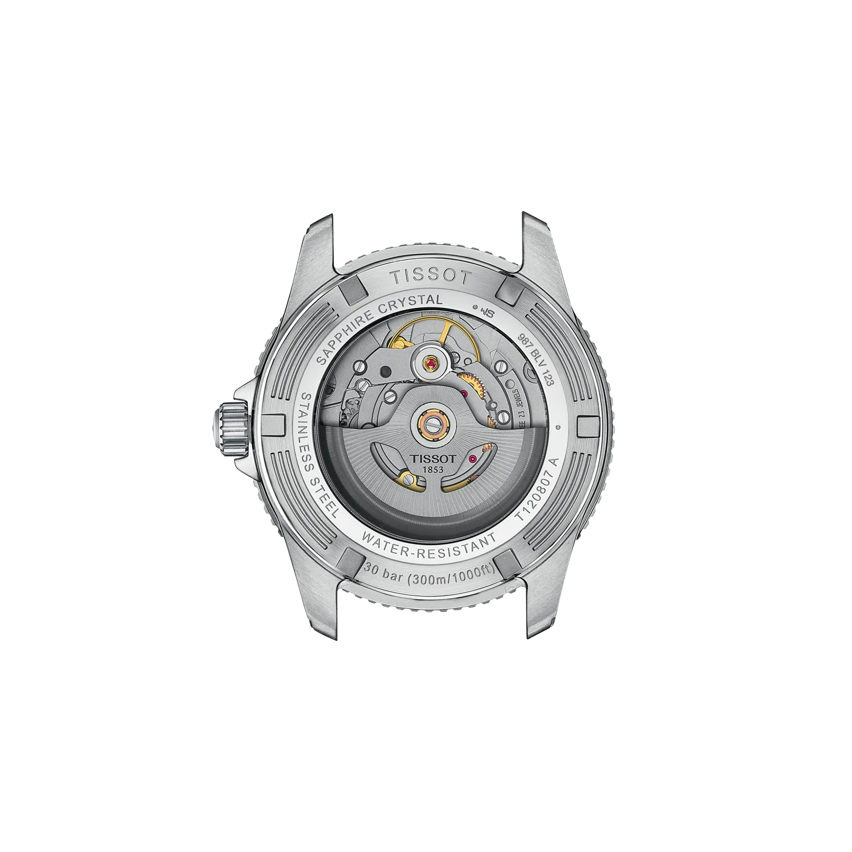 Tissot Seastar 1000 40mm T120.807.22.051.00 - vista posterior