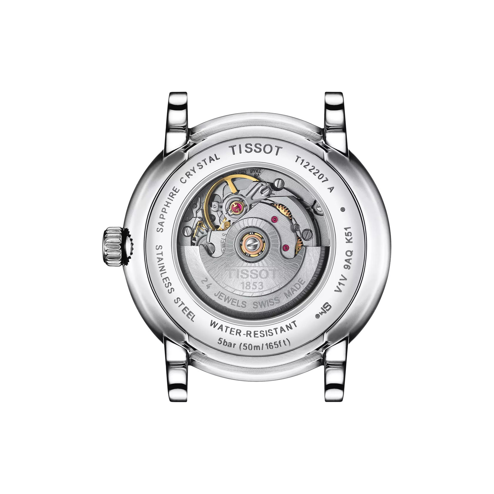 Reloj Tissot Carson Premium T122.207.11.033.00 vista posterior