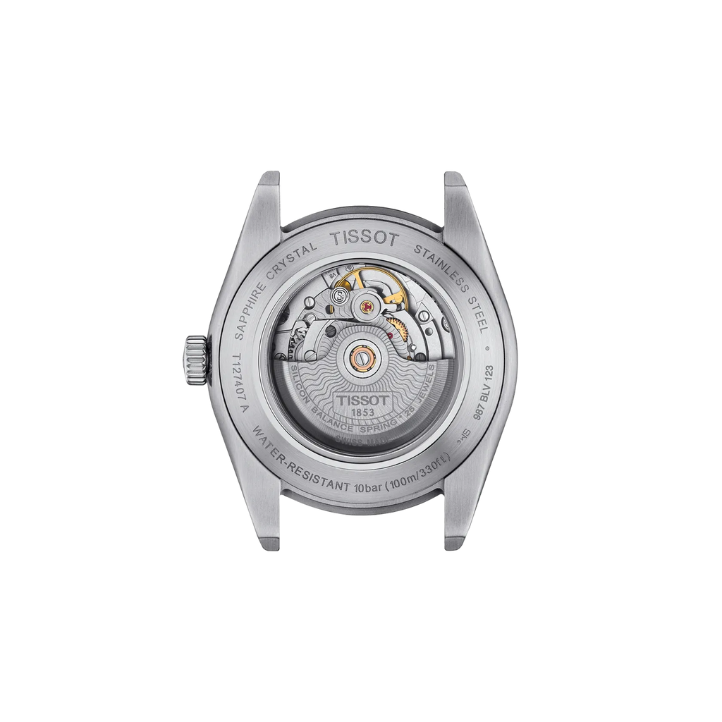 Tissot Gentleman T127.407.11.351.00 vista posterior