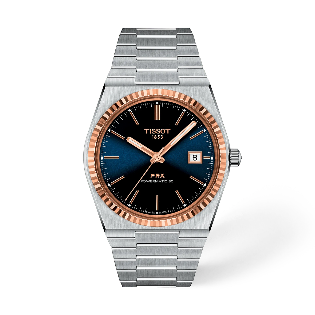 Reloj Tissot PRX Gold T931.407.41.041.00 vista frontal