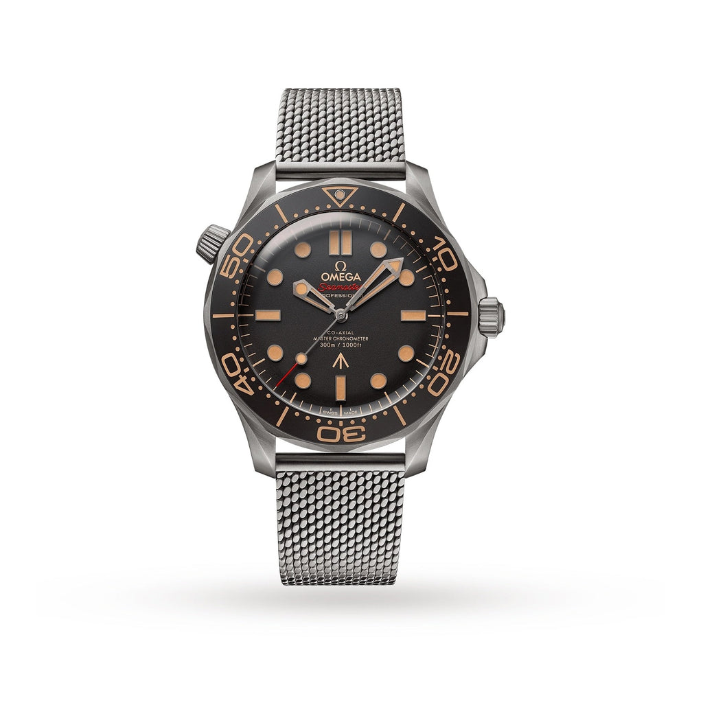 Omega Seamaster 300M 007 Edition No Time To Die Automatic Chronometer Brown Dial Men's Watch 210.90.42.20.01.001
