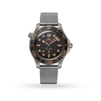 Omega Seamaster 300M 007 Edition No Time To Die Automatic Chronometer Brown Dial Men's Watch 210.90.42.20.01.001