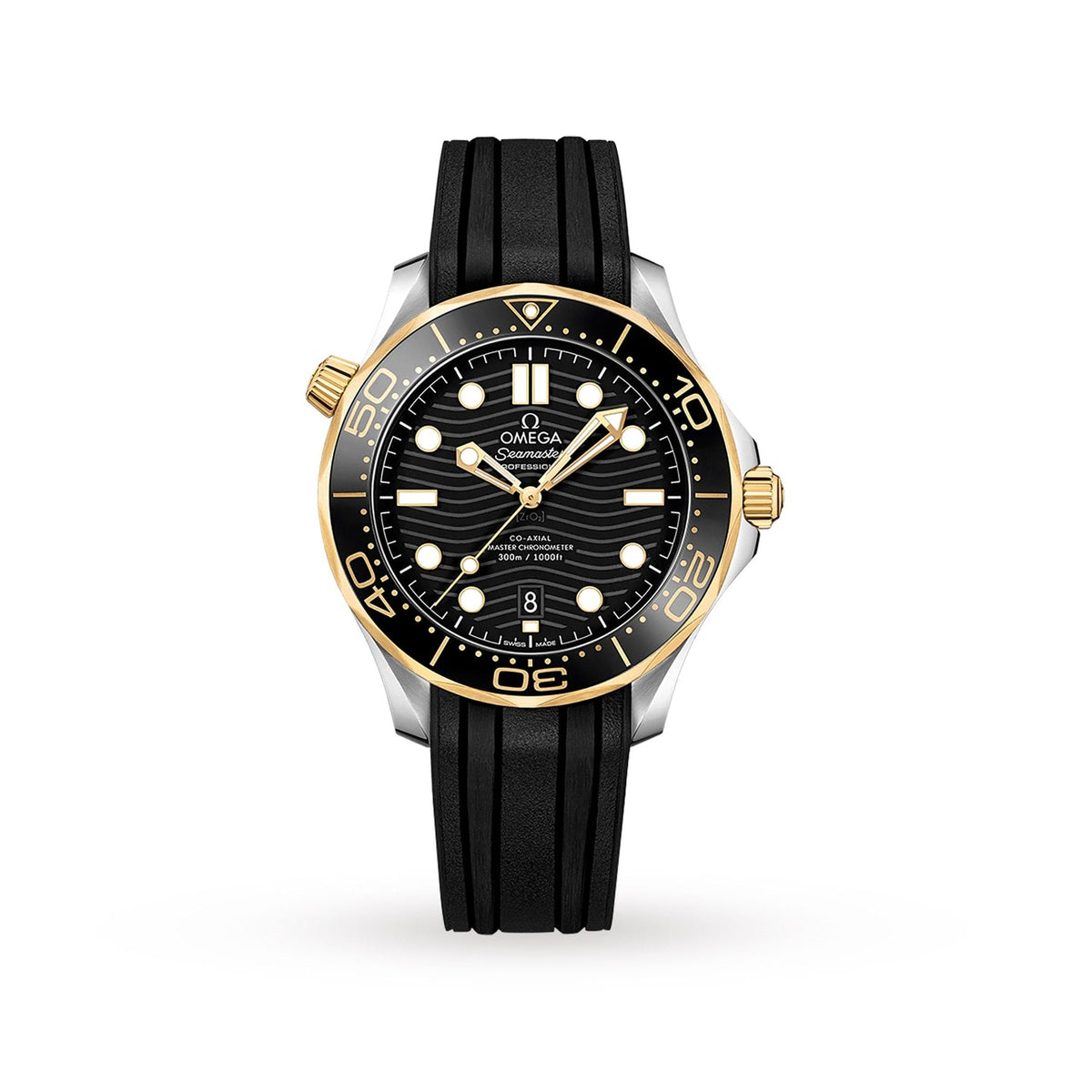 Omega Seamaster Automatic Chronometer Black Dial Men's Watch 210.22.42.20.01.001