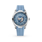 Omega Seamaster World Time GMT Automatic Chronometer Summer Blue Dial Men's Watch
