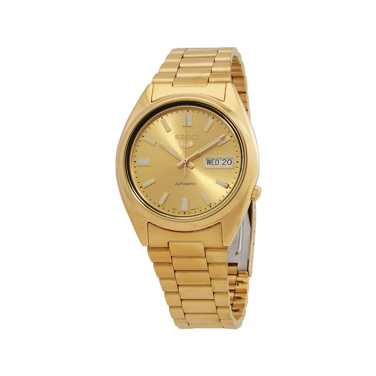Reloj Seiko Series 5 Automatic Gold Dial SNXS80K1