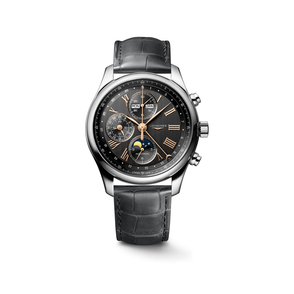 Reloj Longines Master Collection Chronograph Moonphase Dial Antracita L2.773.4.61.2
